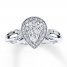 Diamond Ring 1/4 ct tw Round-cut Sterling Silver