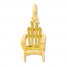 Adirondack Chair Charm 14K Yellow Gold