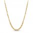 Rope Chain Necklace 10K Yellow Gold 18"