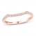 Diamond Wedding Band 1/8 ct tw Round-cut 10K Rose Gold