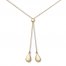 Bolo Necklace 10K Yellow Gold 28" Length