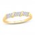 Diamond Anniversary Ring 1/5 ct tw Round-cut 10K Yellow Gold