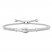 Love + Be Loved Diamond Bolo Bracelet 1 ct tw 14K White Gold