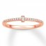 Emmy London Diamond Ring 1/10 ct tw 10K Rose Gold