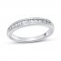 Diamond Anniversary Band 1/6 ct tw Baguette 10K White Gold