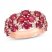 Le Vian Ruby Ring 1/4 ct tw Diamonds 14K Strawberry Gold