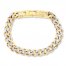 Men's Curb Chain Bracelet Stainless Steel 10" Length