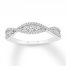 Diamond Anniversary Band 1/3 ct tw Round-cut 14K White Gold