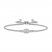 Forever Connected Diamond Bolo Bracelet 1/5 ct tw Round-Cut 10K White Gold