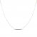 Solid Box Chain Necklace 14K White Gold 16"