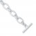 Oval Link Bracelet Sterling Silver 8.75" Length