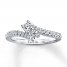 Previously Owned Ever Us Diamond Ring 1/2 ct tw 14K White Gold