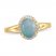 Opal & Diamond Ring 1/10 ct tw 10K Yellow Gold