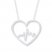 Heartbeat Necklace Sterling Silver