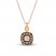 Le Vian Diamond Necklace 1/5 ct tw Diamonds 14K Strawberry Gold 18"