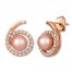 Le Vian Cultured Pearl Earrings 3/8 ct tw Diamonds 14K Gold