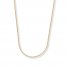 Wheat Chain Necklace 14K Yellow Gold 20" Chain