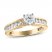 Diamond Engagement Ring 1-1/4 ct tw Round-cut 14K Yellow Gold