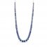 Blue Lab-Created Sapphire Necklace Sterling Silver 17"