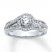 Diamond Engagement Ring 7/8 ct tw Round-cut 14K White Gold