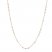 Beaded Cable Chain Necklace 14K Yellow Gold 20" Length