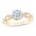First Light Diamond Engagement Ring 1-1/3 ct tw Round-cut 14K Yellow Gold