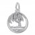 Palm Tree Charm Sterling Silver