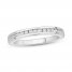 Diamond Wedding Band 1/4 ct tw 14K White Gold