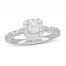Neil Lane Diamond Engagement Ring 5/8 ct tw Round-cut 14K White Gold