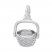 Basket Charm Sterling Silver