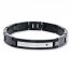 Men's ID Bracelet Diamond Accent Stainless Steel