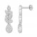 Diamond Drop Earrings 1/3 ct tw Round-cut Sterling Silver