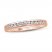 Diamond Anniversary Ring 1/6 ct tw Round-cut 10K Rose Gold