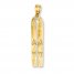 Ski Charm 14K Yellow Gold