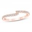 Diamond Wedding Band 1/6 ct tw Round-cut 14K Rose Gold