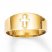 Women's Cross Ring 14K Yellow Gold