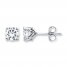 Diamond Earrings 1/4 ct tw Round-cut 14K White Gold