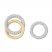 Diamond Mismatched Earrings 1/10 ct tw Round 10K Yellow Gold