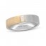 Neil Lane Men's Diamond Wedding Band 1/8 ct tw Baguette-Cut 14K Two-Tone Gold