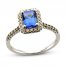 Le Vian Tanzanite Ring 1/3 ct tw Diamonds 14K Vanilla Gold