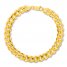 Men's Curb Chain Bracelet 14K Yellow Gold 8.5"