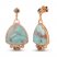 Le Vian Aquaprase/Quartz/Topaz Earrings 14K Strawberry Gold