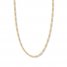 18" Figaro Chain Necklace 14K Yellow Gold Appx. 3.2mm