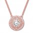 Emmy London Diamond Necklace 1/2 ct tw 10K Rose Gold