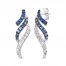 Le Vian Ombré Sapphire Earrings 14K Vanilla Gold