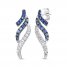 Le Vian Ombré Sapphire Earrings 14K Vanilla Gold