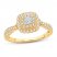 Diamond Engagement Ring 1/2 ct tw Round-cut 10K Yellow Gold