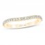 First Light Diamond Wedding Band 1/4 ct tw Round-cut 14K Yellow Gold