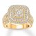 Diamond Engagement Ring 2 carats tw 14K Yellow Gold