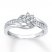 Diamond Engagement Ring 1/3 carat tw 10K White Gold